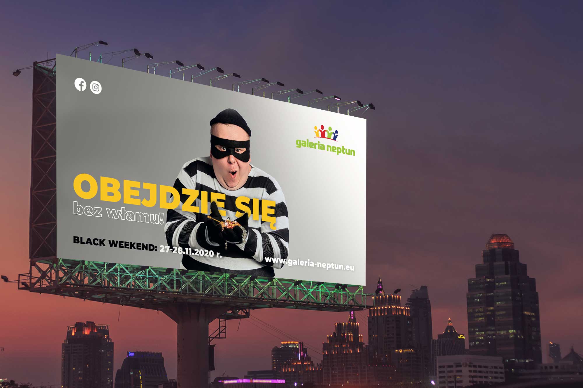 Billboard black firday galeria neptun