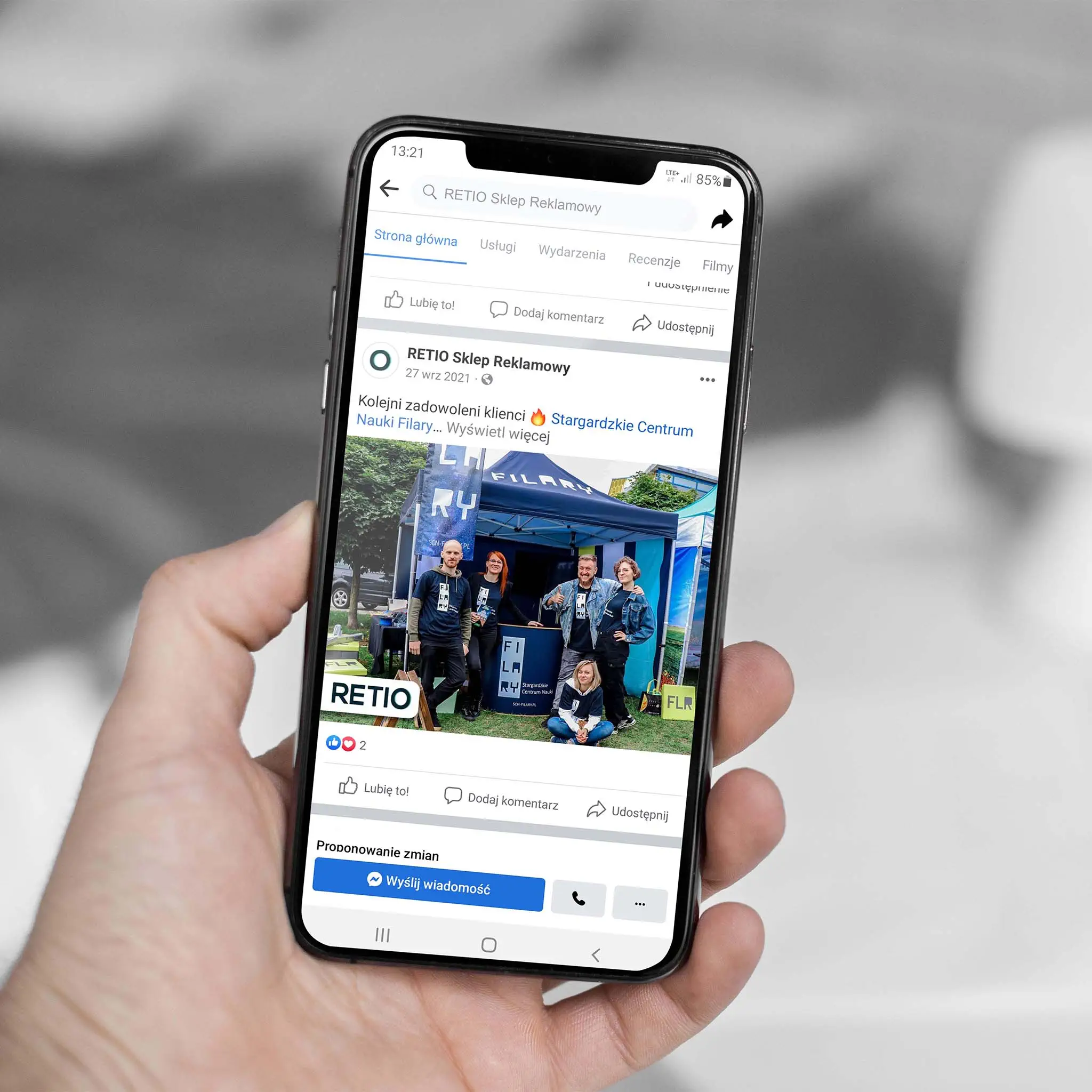 Posty dla naszej marki RETIO