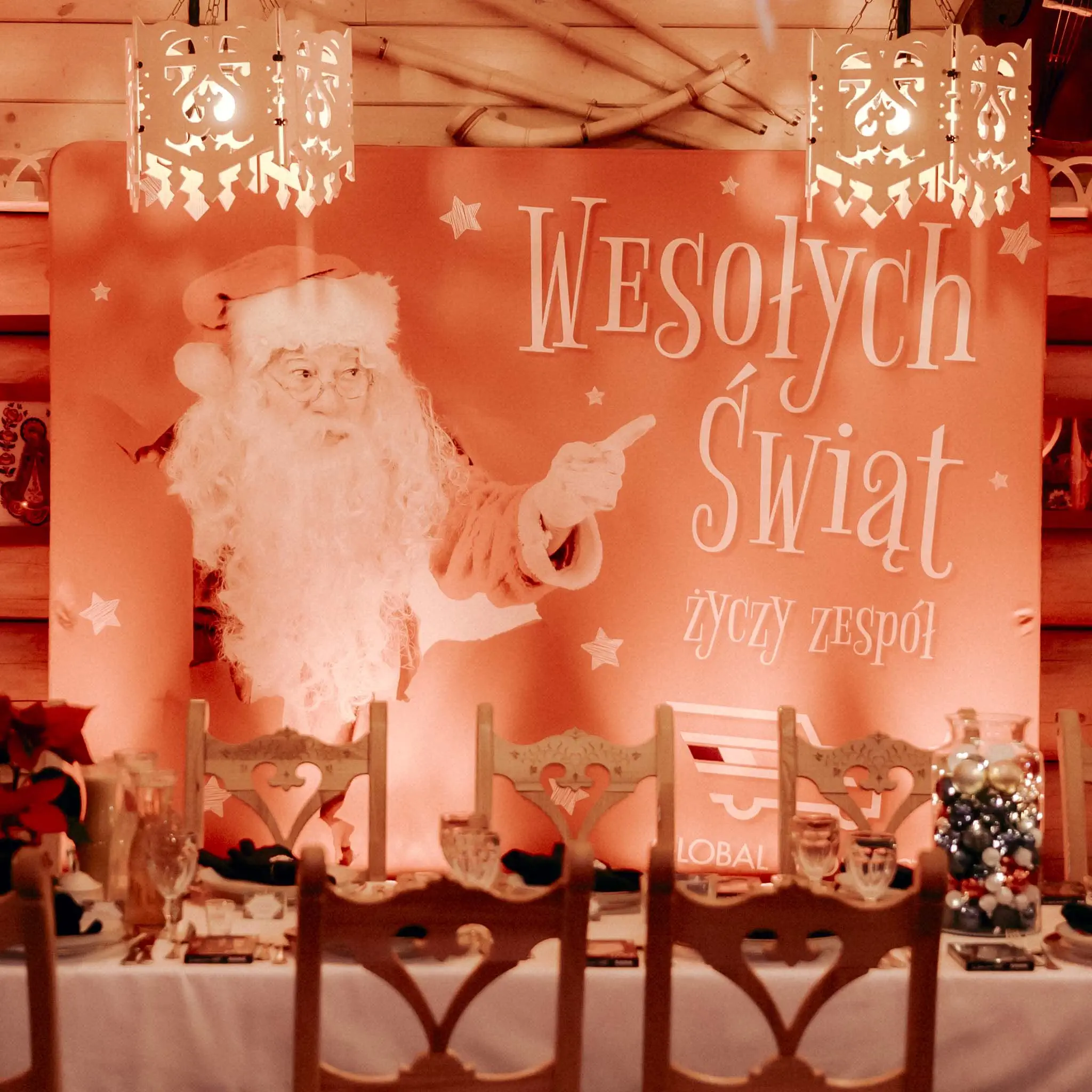 Ścianka reklamowa dla GLOBAL PROSPECT Sp. z o.o